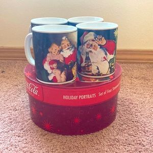 Coca Cola Christmas Mug Set